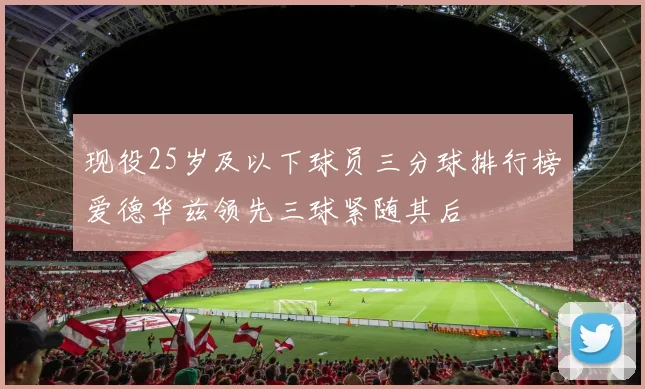 现役25岁及以下球员三分球排行榜爱德华兹领先三球紧随其后
